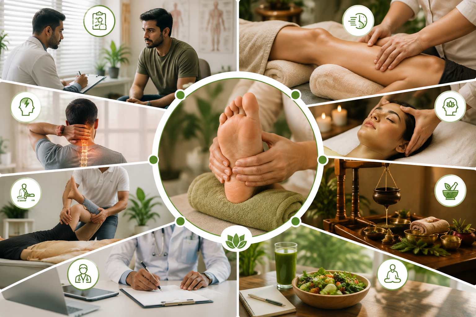 Acupressure session