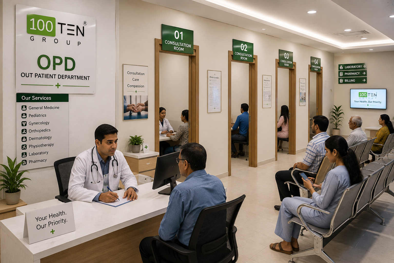 OPD consultation room