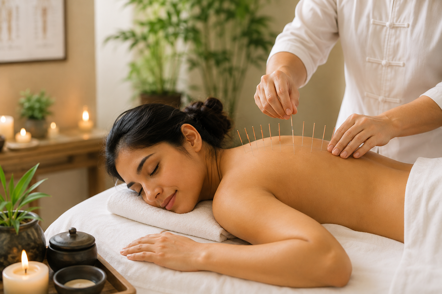 Acupuncture session